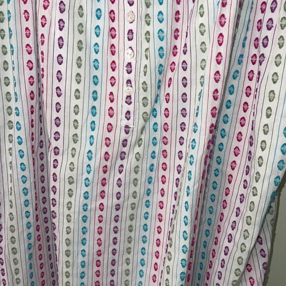 Modcloth Midi Dress Size Large White  A Weekenders Dream Embroidered Dots New - Picture 15 of 15